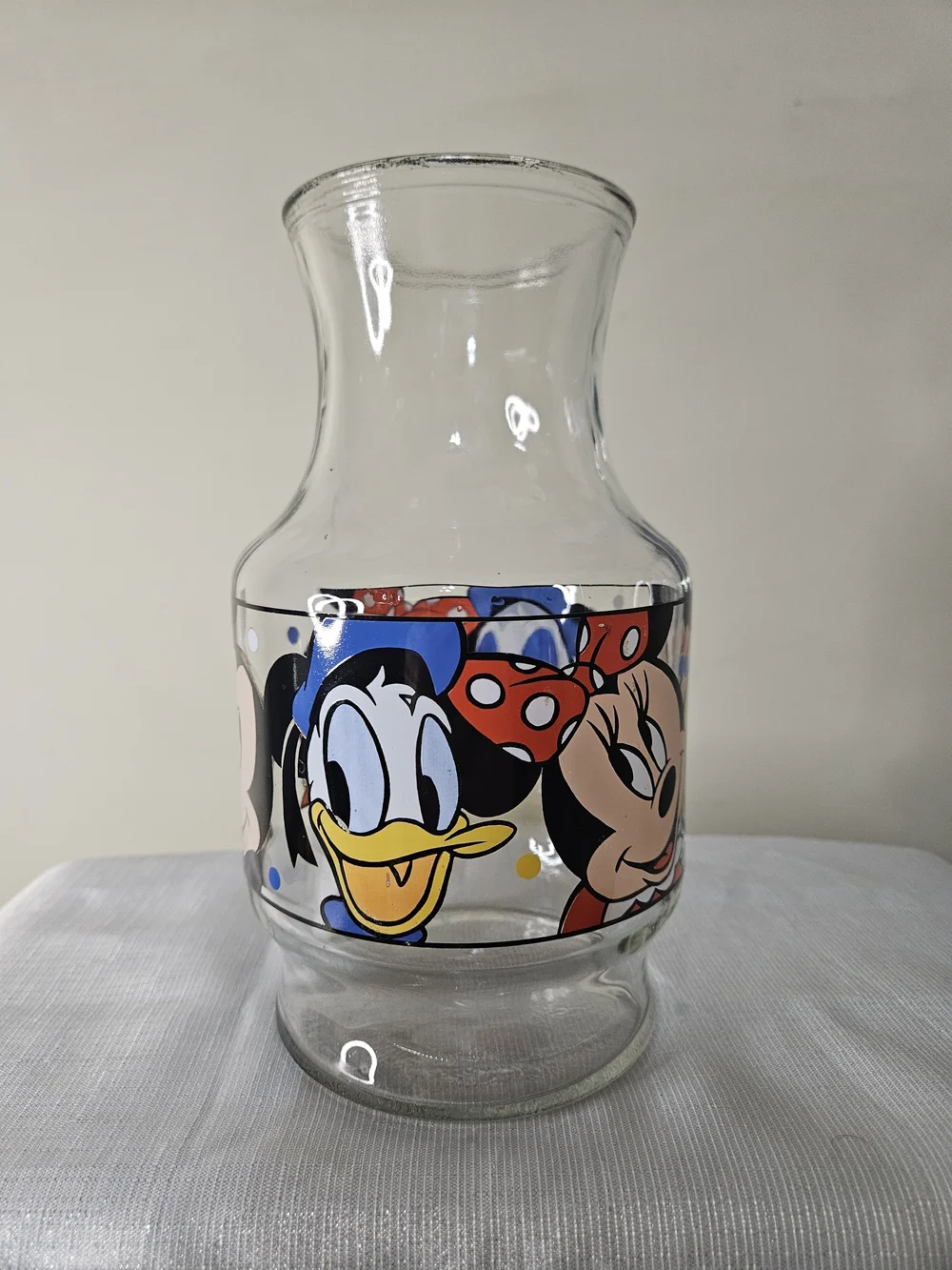 Vintage Anchor Hocking‎ Disney Juice Glass Carafe